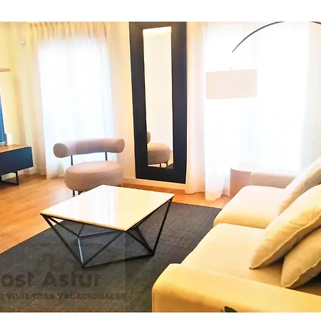 Apartment Deluxe Playa Luanco, 100 Metros De La Playa Y Garaje
